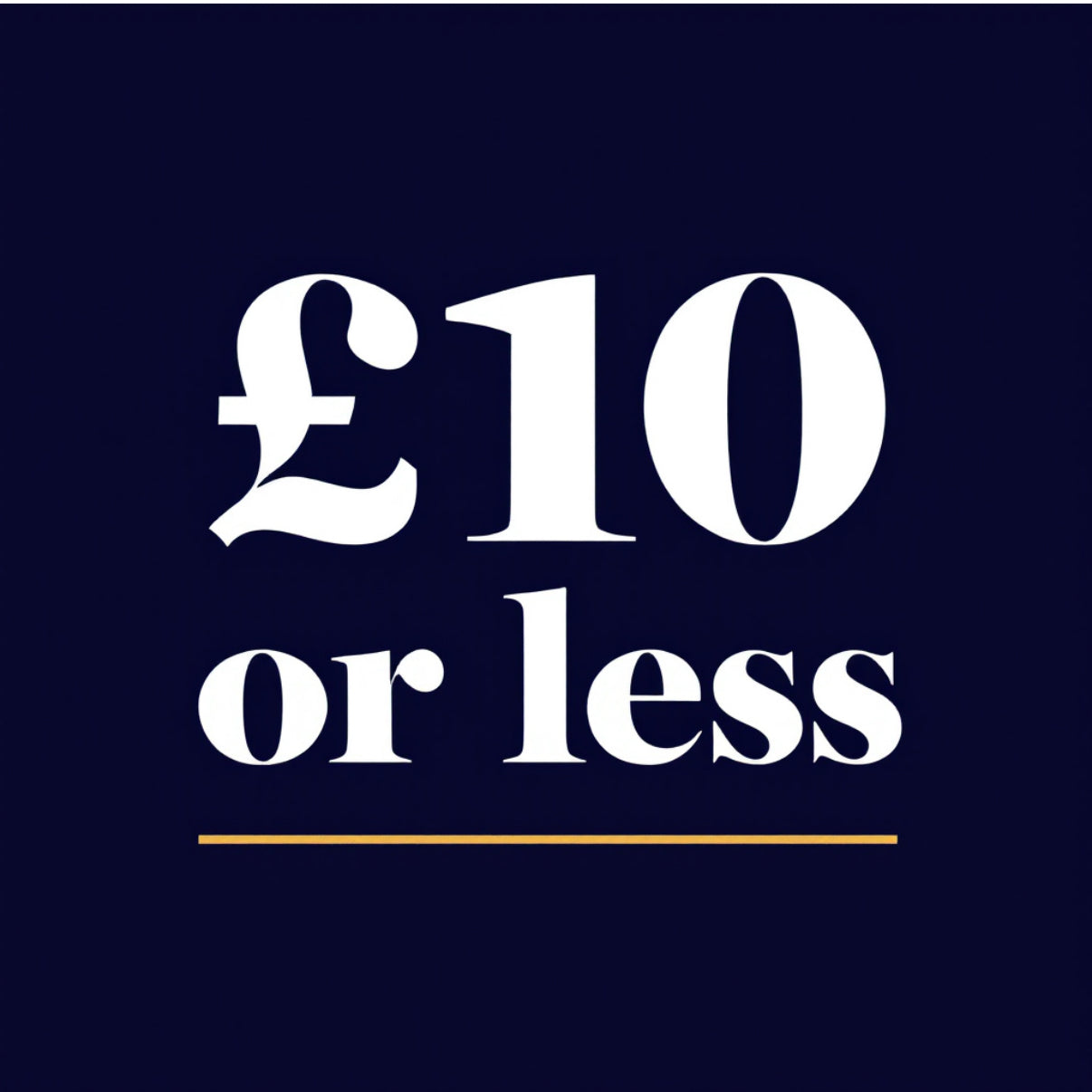 £10 or less
