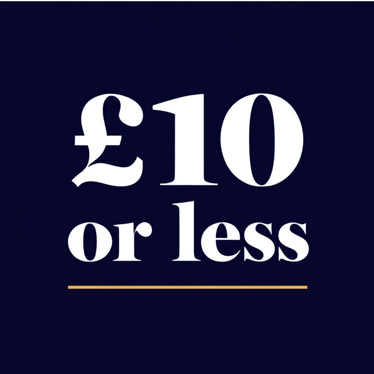 £10 or less