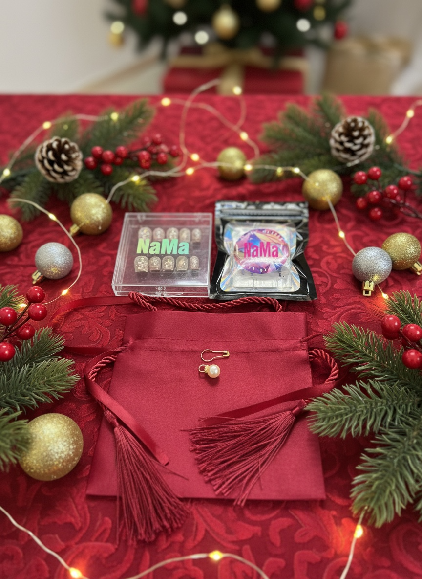 Red Drawstring Gift Bags