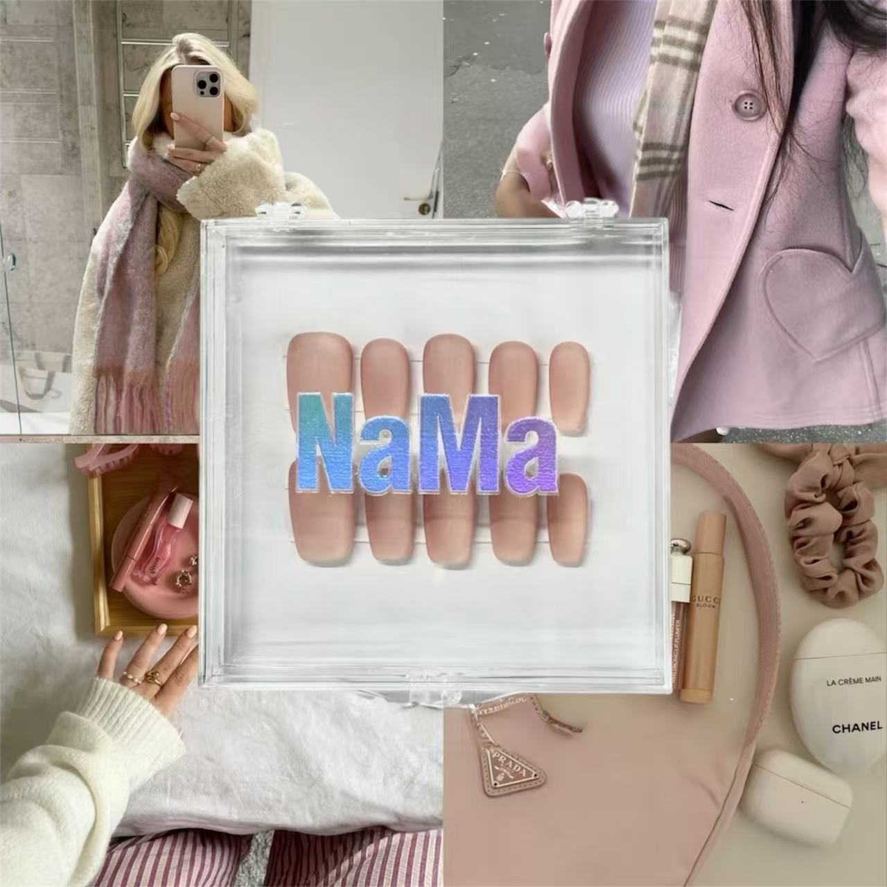 Nude 03- Blush Pink (extra short)