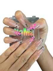 Wild Bloom Nails | Handmade Square Press-Ons 25mm

