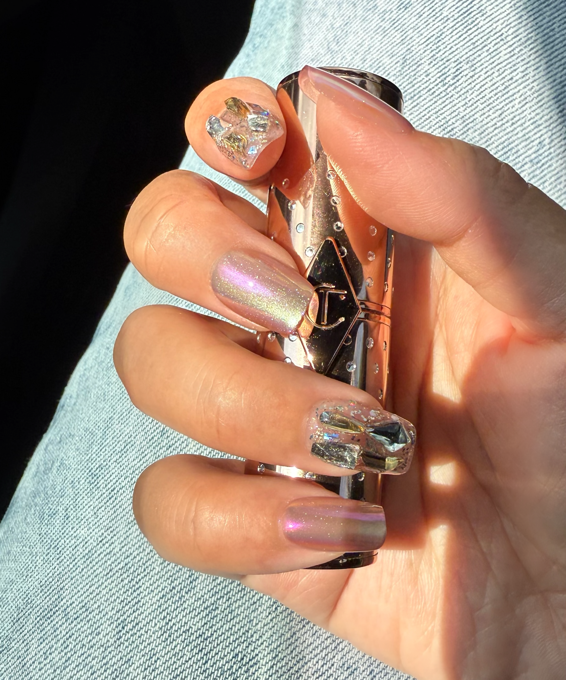Iridescent Dream Press-On Nails | Extra Short 17mm