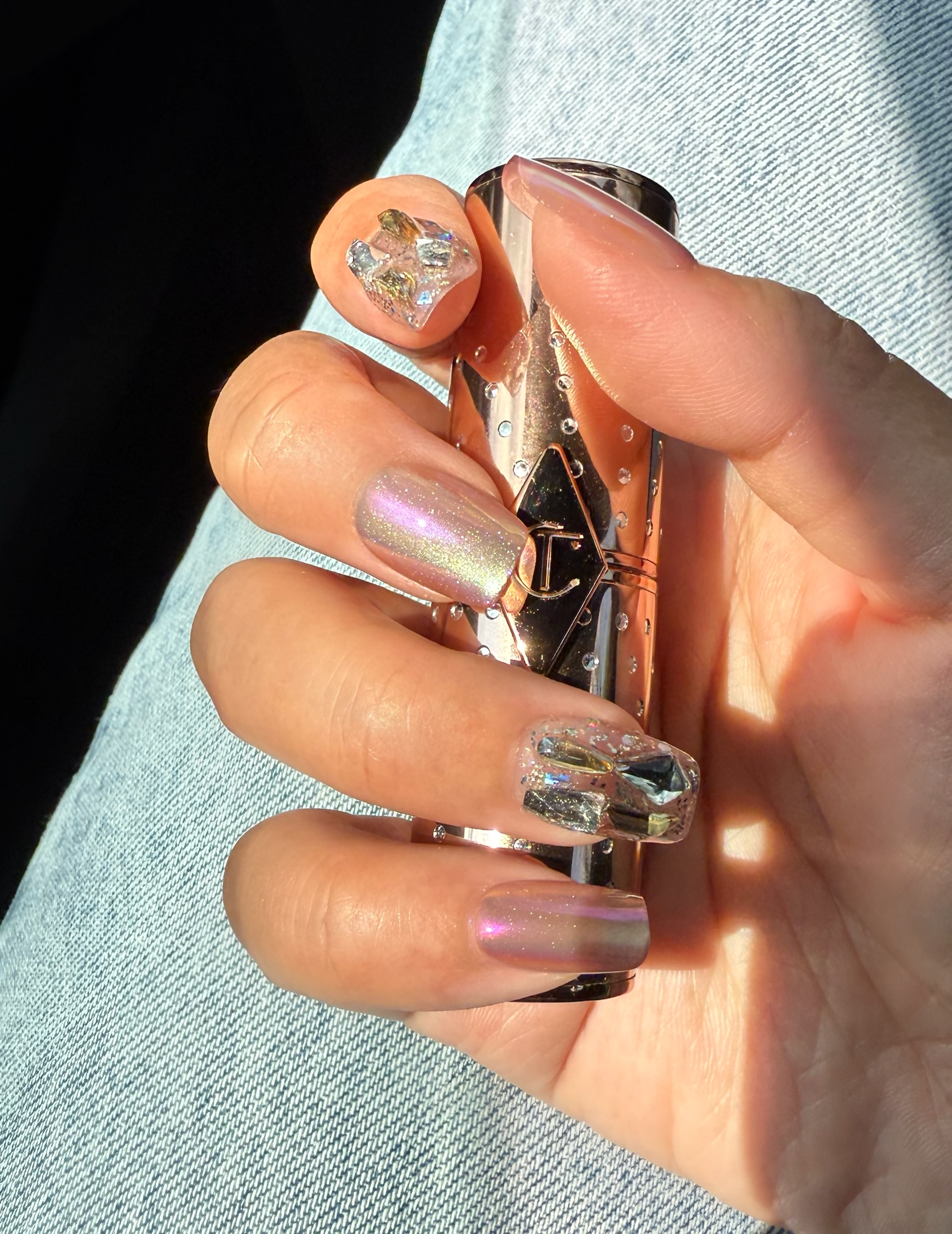 Iridescent Dream Press-On Nails | Extra Short 17mm
